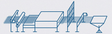 Чертежи линии для производства композитной стеклопластиковой сетки